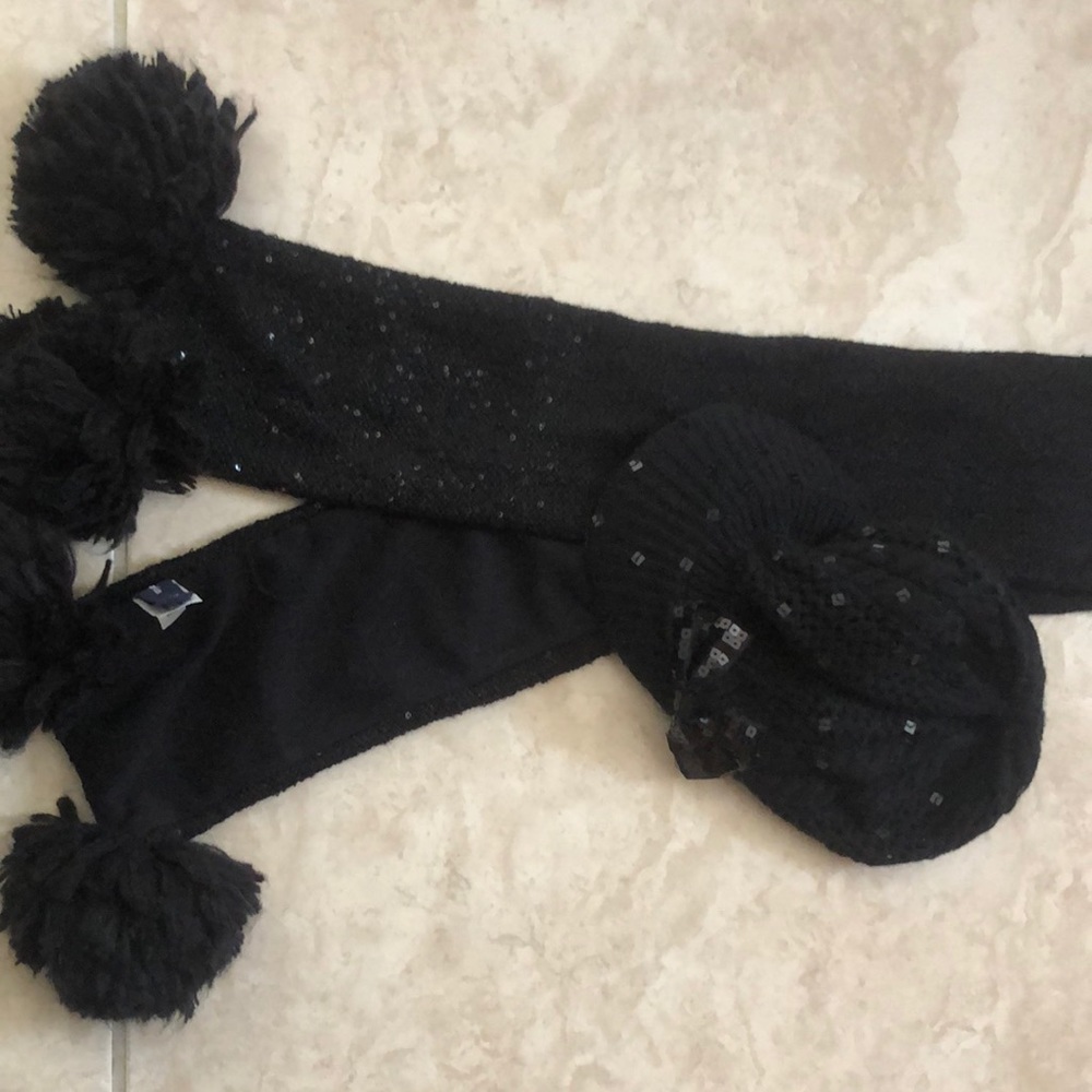 GAP -girls sequence scarf /Justice girls sequence hat
